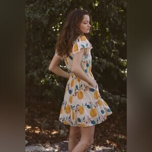 Trovata Birds of Paradis Floral Mini Dress